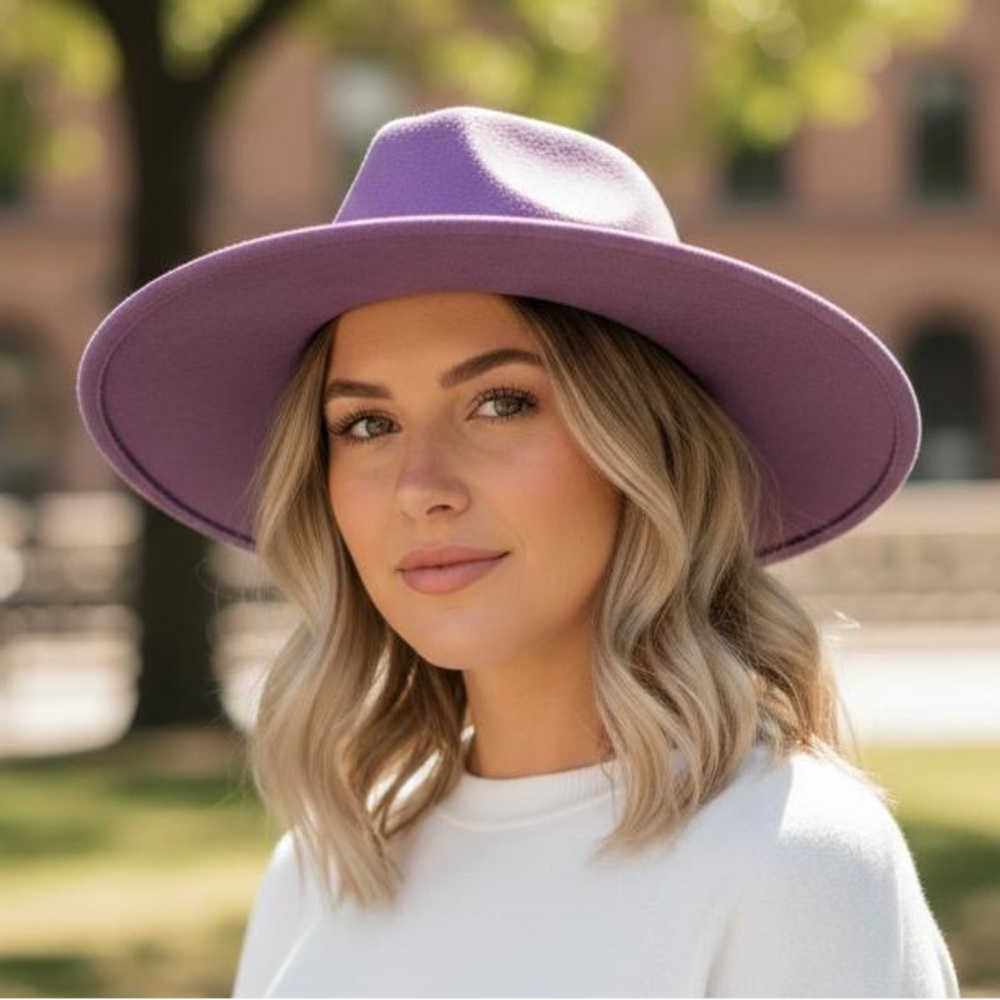 Elegant Purple Women's Hat